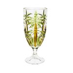 Taça Unitária Cristal Palm Tree Sprayed 450 ml Wolff