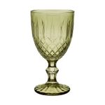 Taça Água Vidro Greek Verde 345 ml Wolff