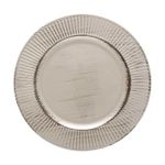 Sousplat Galles Radial Champagne Antique 33 cm Copa & Cia