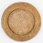 Sousplat Paya Rattan Natural 32 cm Natural Home