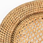 Sousplat Paya Rattan Natural 32 cm Natural Home
