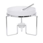 Rechaud Inox para queijo Brie com Faca 14 cm Wolff