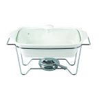 Rechaud Retangular Porcelana com Queimador 33x26 cm Dynasty