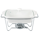 Rechaud Retangular Porcelana com Queimador 38x23 cm Dynasty