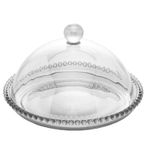 Queijeira Cristal de Chumbo Pearl 20x12 cm Wolff