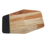Tábua para Corte com Friso Teca Preto 35x20 cm Wolff