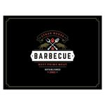 Tábua Retangular Barbecue Vidro 30x20 cm Dynasty