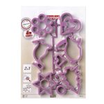 Jogo 8 Cortadores Biscoito Candy Zenker