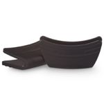 Jogo de Pegador de Silicone Black Onyx Le Creuset