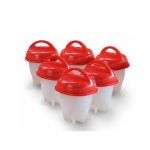 Jogo 6 Mini Potes com Tampa para Cozinhar Ovo