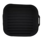 Forma Quadrada Silicone Air Fryer Preta 20 cm Lyor