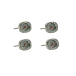 Conjunto de 4 Termômetros para Carnes Aço Inox Fackelmann