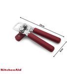 Abridor de Latas  Inox Vermelho KitchenAid