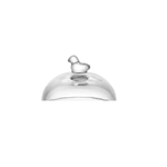 Manteigueira de Cristal de Chumbo Pássaro 9,5x6,5 cm Lyor