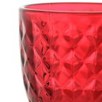 Jogo 6 Taças Vidro Água Vidro Roman Vermelho 345 ml Wolff