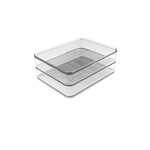 Porta Frios Clear Fresh Duplo Transparente Ou