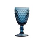 Jogo 6 Taças para Água Bico de Abacaxi 325 ml Azul