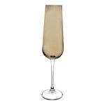 Jogo 6 Taças Champanhe 220 ml Bege Imperal Ardea Bohemia