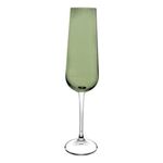 Jogo 6 Taças Champanhe 220 ml Verde Selva Ardea Bohemia