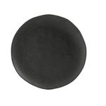 Jogo 6 Pratos Rasos Orgânico Preto Matte Porto Brasil