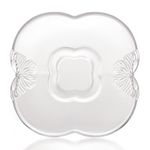 Jogo 4 Xícaras 80 ml Café Vidro com Pires Butterfly Wolff