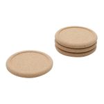 Jogo 4 Porta Copos Cortiça 10 cm Wolff