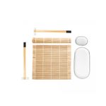 Conjunto 8 Peças para Sushi de Bambu Tsuru Wolff