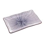 Jogo 2 Pratos Retangulares Porcelana Sushi Koji 19,5x11,5 cm 