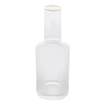 Garrafa Cristal com Borda Dourada Lines 800 ml Wolff