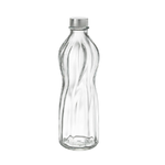 Garrafa com Tampa Inox Aqua 1 L Bormioli