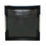 Bandeja Quadrada Preta para Servir 40 cm Tramontina