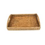 Bandeja Rattan Sunrise 40x30 cm Natural Home