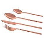 Faqueiro Steel Wood 24 Peças Inox Cobre Fracalanza