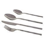 Faqueiro Steel Wood 24 Peças em Inox Fracalanza