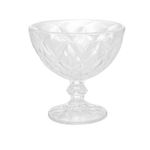 Taça Unitária Sobremesa Unitária Vidro Diamond 250 ml Lyor