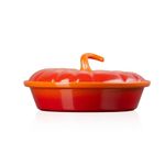 Travessa com Tampa Abóbora 23 cm Laranja Le Creuset