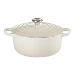 Panela Redonda 24 cm Signature Meringue Le Creuset
