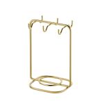 Suporte para Xícaras de Café e Pires Dourado Future