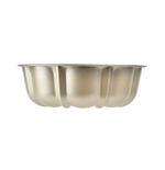 Forma de Bolo 25 cm Dourado Aço Carbono Kenya