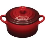 Mini Cocotte Vermelho Pegador Colorido Le Creuset
