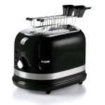 Torradeira Elétrica Moderna Preta 220 V Ariete