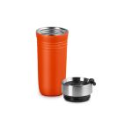 Copo Térmico 350 ml On The Go Laranja Le Creuset