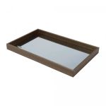 Bandeja de Madeira com Espelho Naturals 35x25 cm Woodart