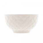 Bowl 11,5x6 cm Porcelana Diamond Branco Lyor