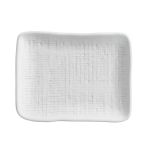 Travessa Retangular Juta New White 14x18 cm Porto Brasil