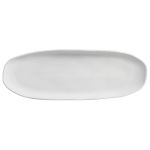 Travessa Oval Rasa G Orgânico New White 36x13 cm Porto Brasil