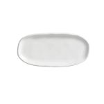 Mini Travessa Rasa Orgânico New White 16,5x8 cm Porto Brasil 