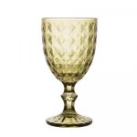 Jogo de 6 Taças Vidro Água Vidro Roman Verde 345 ml Wolff