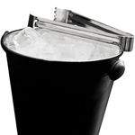 Balde de Gelo Open Bar Inox Preto 1,25 L Dynasty
