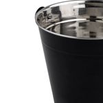 Balde de Gelo Open Bar Inox Preto 1,25 L Dynasty